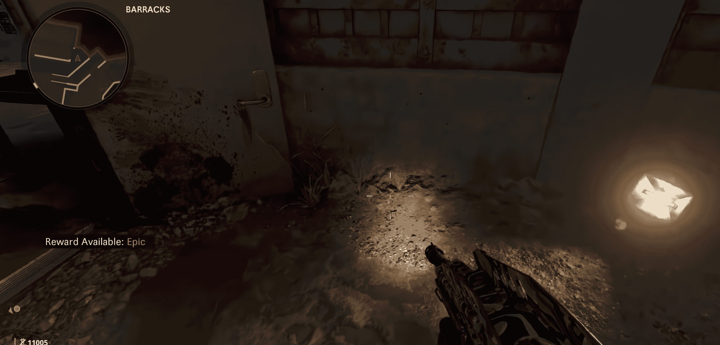 Barracks - Canister Dig Location