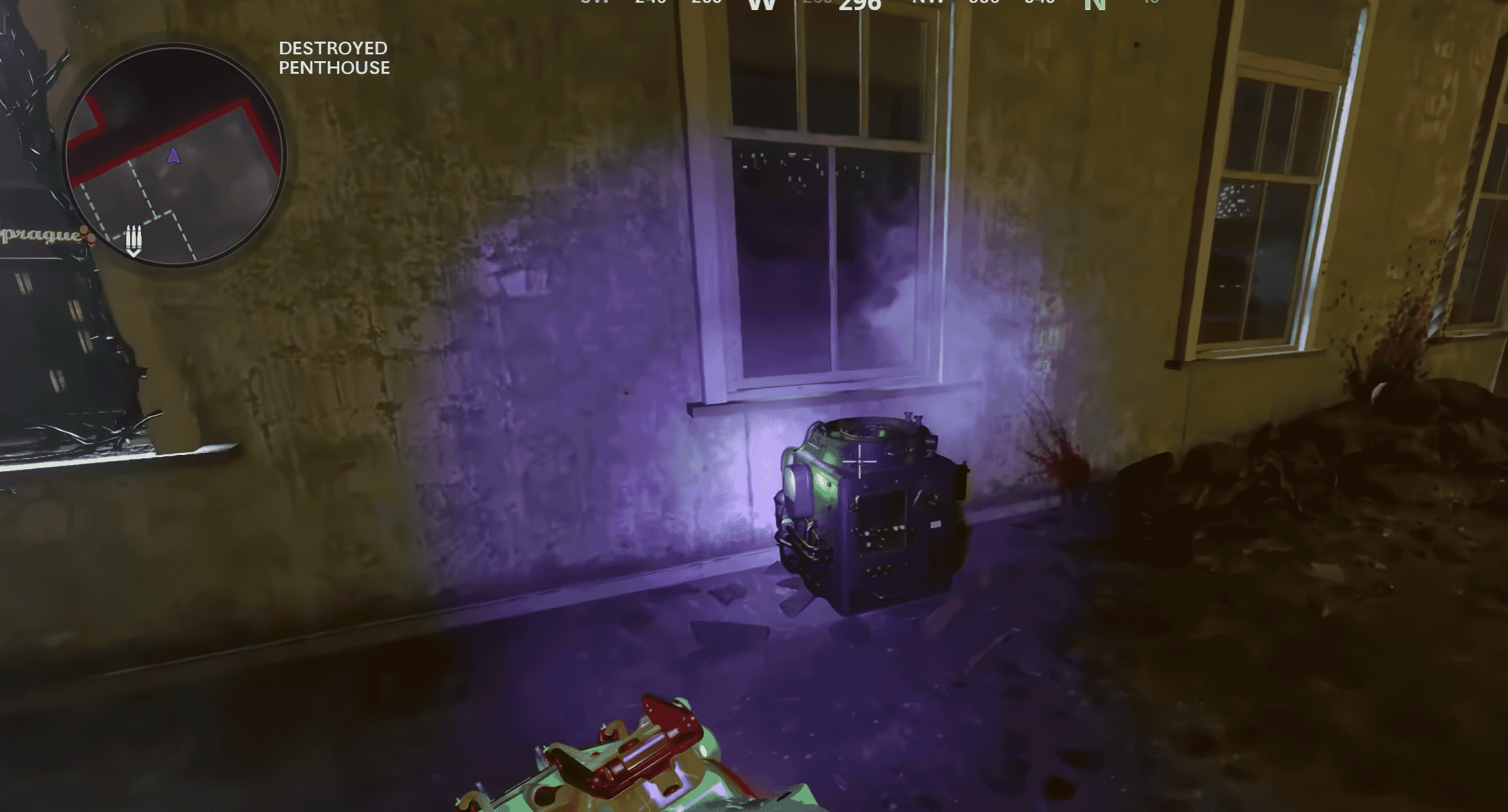 Destroyed Penthouse - Canister Location