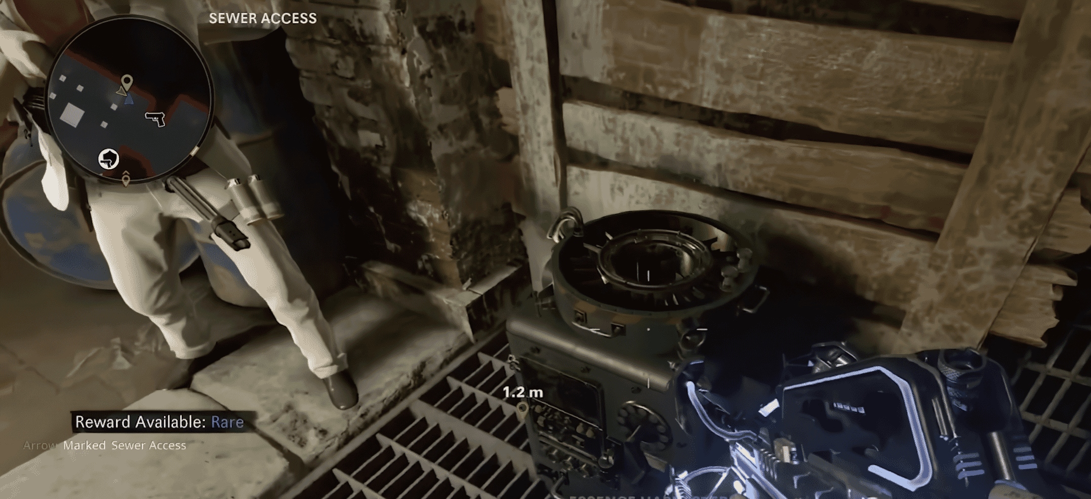 Sewer Access - Canister Location